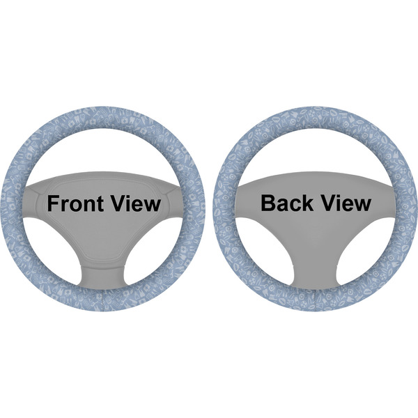 Dentist Steering Wheel Cover- Front and Back