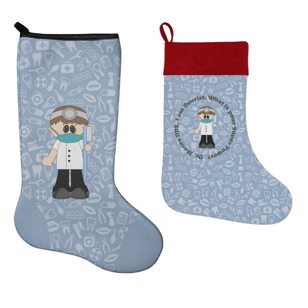 Dentist Stockings - Side by Side compare