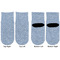 Dentist Toddler Ankle Socks - Double Pair - Front and Back - Apvl