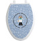 Dentist Toilet Seat Decal Elongated