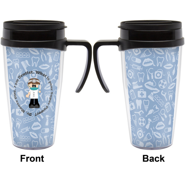Dentist Travel Mug with Black Handle - Approval