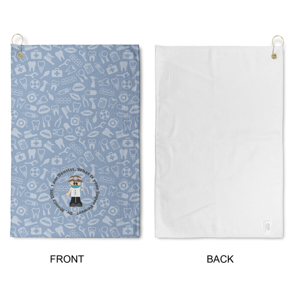 Dentist Waffle Weave Golf Towel - Approval