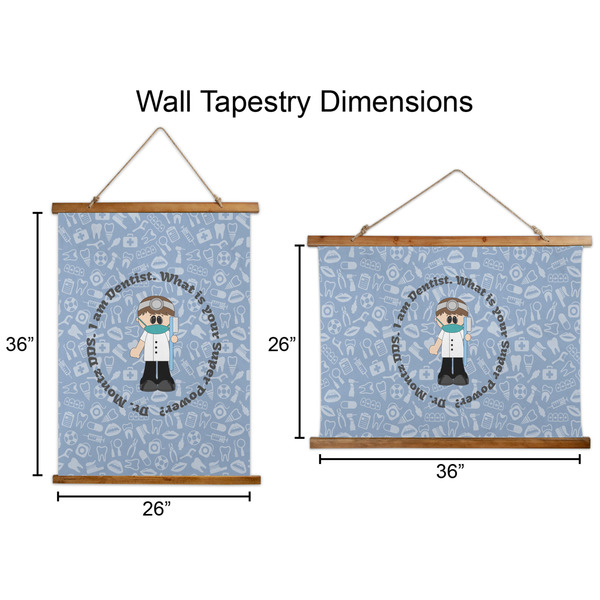 Dentist Wall Hanging Tapestries - Parent/Sizing