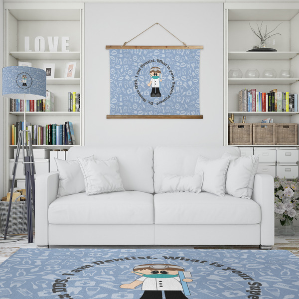 Dentist Wall Hanging Tapestry - IN CONTEXT