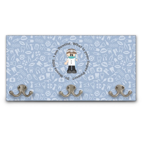 Custom Dentist Wall Mounted Coat Rack (Personalized)