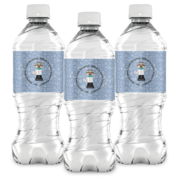 Dentist Water Bottle Labels - Front View