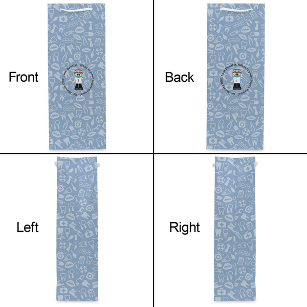 Dentist Wine Gift Bag - Matte - Approval