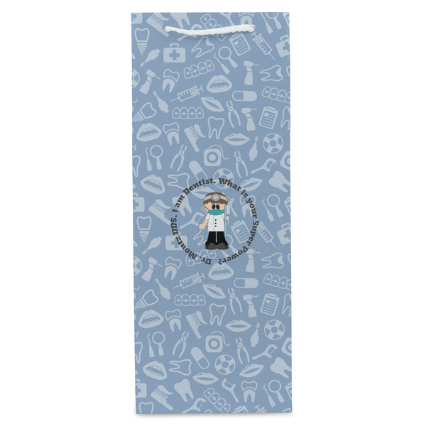 Dentist Wine Gift Bag - Matte - Front