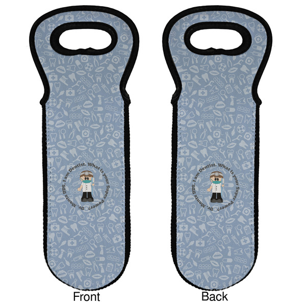 Dentist Wine Tote Front & Back