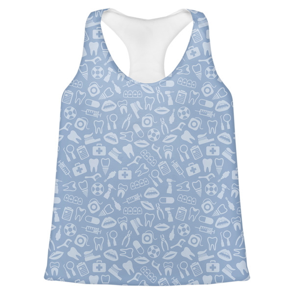 Custom Dentist Womens Racerback Tank Top - X Large