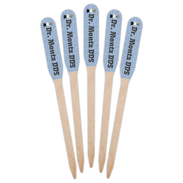 Dentist Wooden Food Pick - Paddle - Fan View