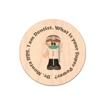 Dentist Genuine Maple or Cherry Wood Sticker (Personalized)