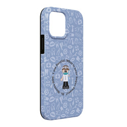 Dentist iPhone Case - Rubber Lined - iPhone 13 Pro Max (Personalized)