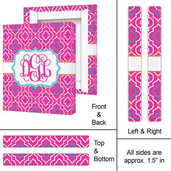 Colorful Trellis 11x14 - Canvas Print - Approval