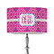 Colorful Trellis 12" Drum Lampshade - ON STAND (Poly Film)