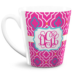 Colorful Trellis 12 Oz Latte Mug (Personalized)