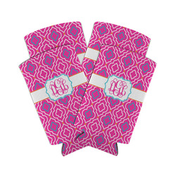 Colorful Trellis Can Cooler (tall 12 oz) - Set of 4 (Personalized)