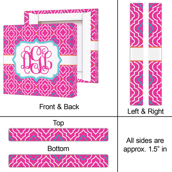 Colorful Trellis 12x12 - Canvas Print - Approval