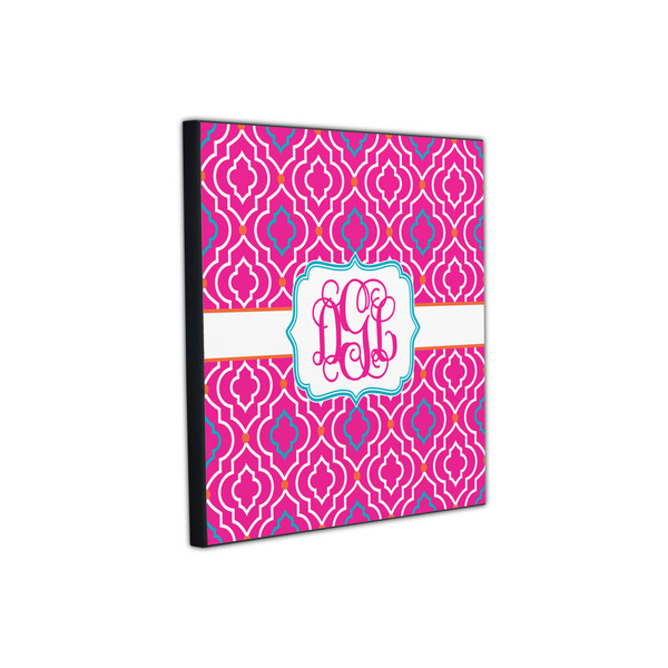 Colorful Trellis 12x12 Wood Print - Angle View