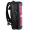 Colorful Trellis 13" Hard Shell Backpacks - Side View