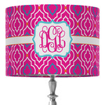 Colorful Trellis 16" Drum Lamp Shade - Fabric (Personalized)