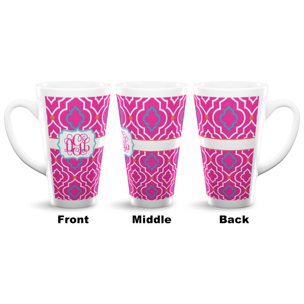 Colorful Trellis 16 Oz Latte Mug - Approval