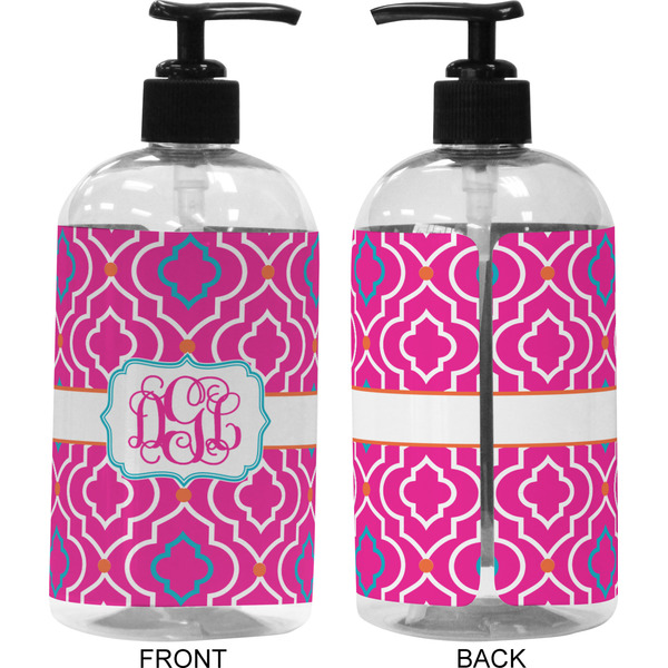 Colorful Trellis 16 oz Plastic Liquid Dispenser (Approval)