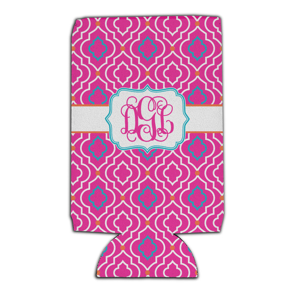 Colorful Trellis 16oz Can Sleeve - Set of 4 - FRONT