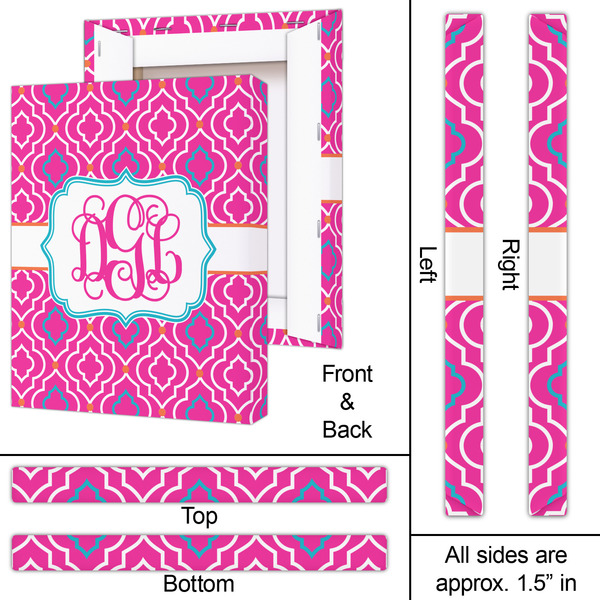 Colorful Trellis 16x20 - Canvas Print - Approval