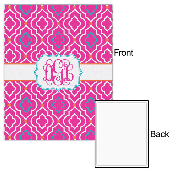 Colorful Trellis 16x20 - Matte Poster - Front & Back