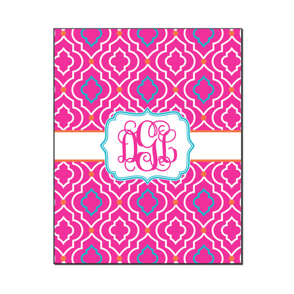 Custom Colorful Trellis Wood Print - 16x20 (Personalized)