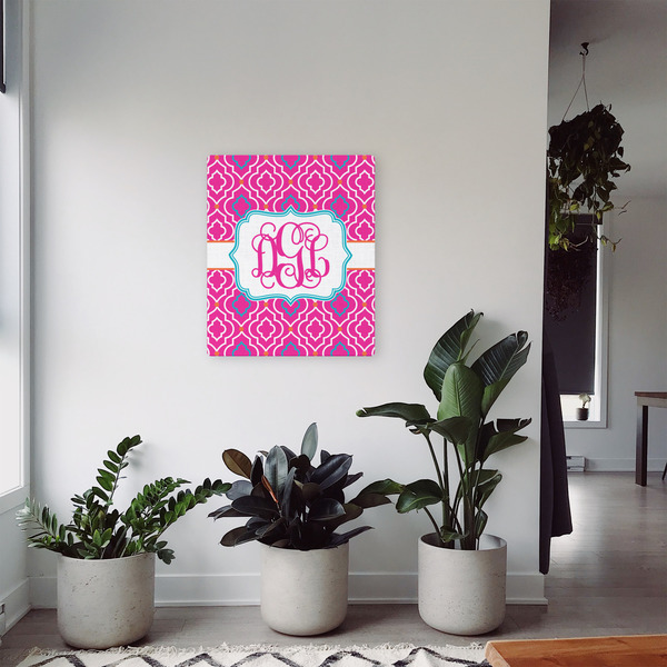 Colorful Trellis 20x24 - Canvas Print - In Context