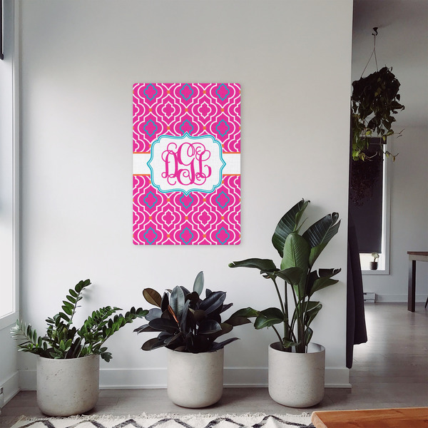 Colorful Trellis 20x30 - Canvas Print - In Context