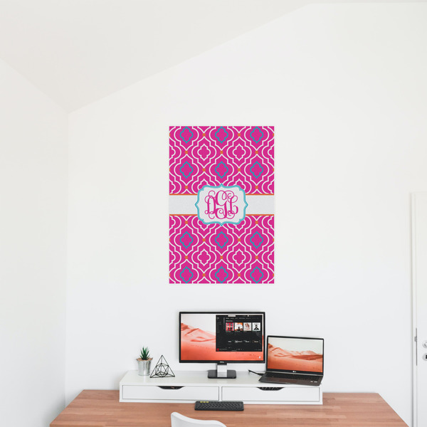 Colorful Trellis 20x30 - Matte Poster - On the Wall