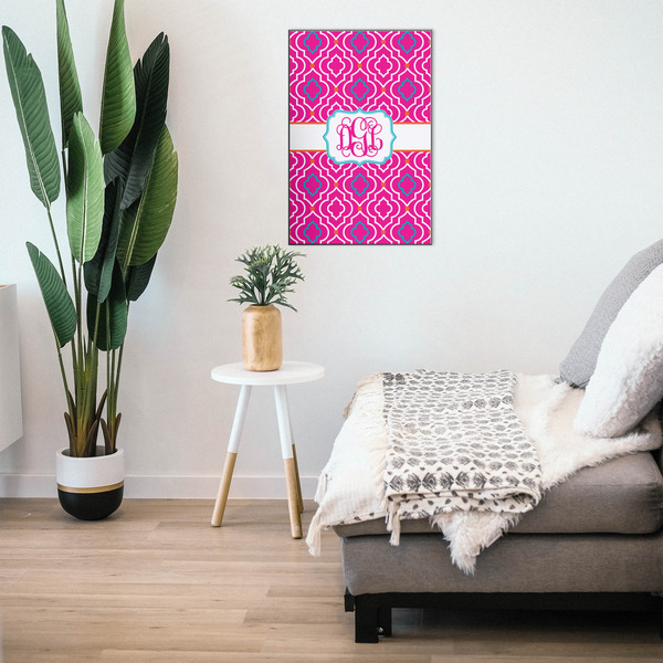 Colorful Trellis 20x30 Wood Print - In Context