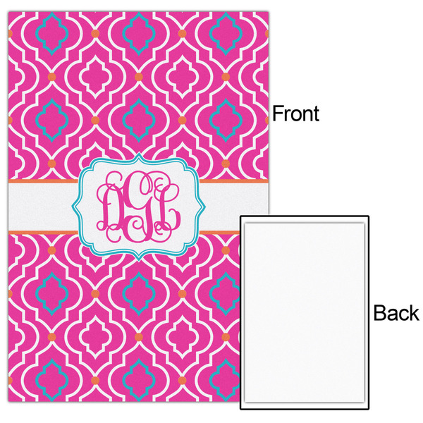 Colorful Trellis 24x36 - Matte Poster - Front & Back