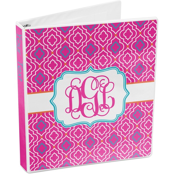 Colorful Trellis 3-Ring Binder 3/4 - Main
