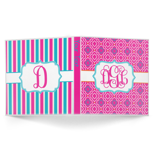 Colorful Trellis 3-Ring Binder Approval- 1in
