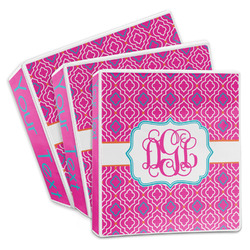 Colorful Trellis 3-Ring Binder (Personalized)