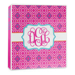 Colorful Trellis 3-Ring Binder - 1 inch (Personalized)
