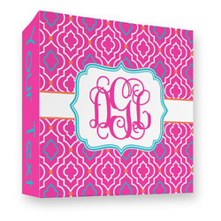 Colorful Trellis 3 Ring Binder - Full Wrap - 3" (Personalized)
