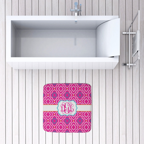 Colorful Trellis 48x48 Foam Memory Mat - LIFESTYLE