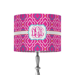 Colorful Trellis 8" Drum Lamp Shade - Fabric (Personalized)