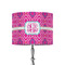 Colorful Trellis 8" Drum Lampshade - ON STAND (Fabric)