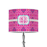 Colorful Trellis 8" Drum Lamp Shade - Poly-film (Personalized)