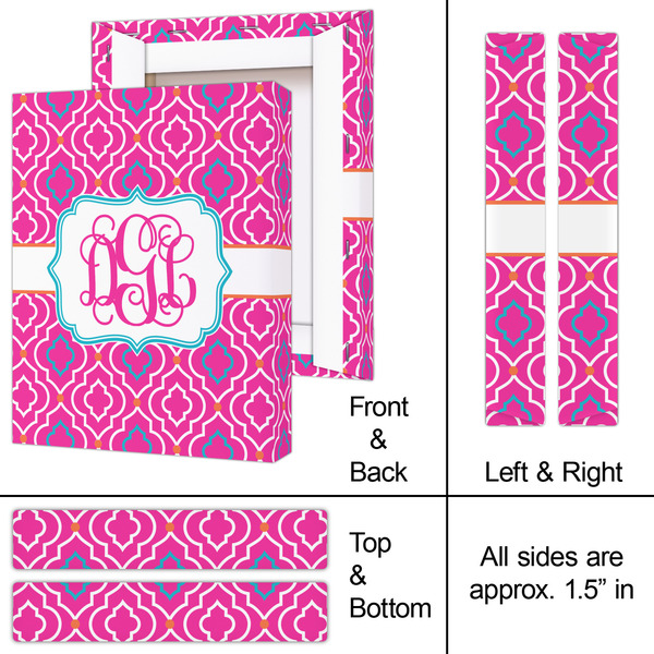 Colorful Trellis 8x10 - Canvas Print - Approval