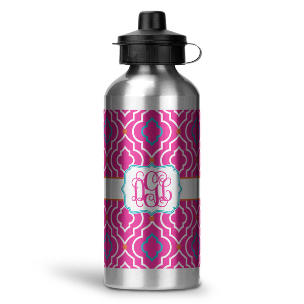 Custom Colorful Trellis Water Bottles - 20 oz - Aluminum (Personalized)