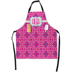 Colorful Trellis Apron With Pockets w/ Monogram