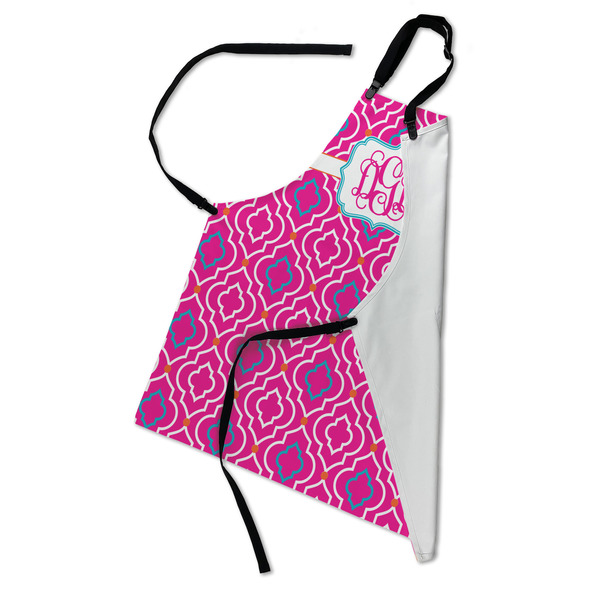 Colorful Trellis Apron - Folded