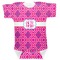 Colorful Trellis Baby Bodysuit (Personalized)